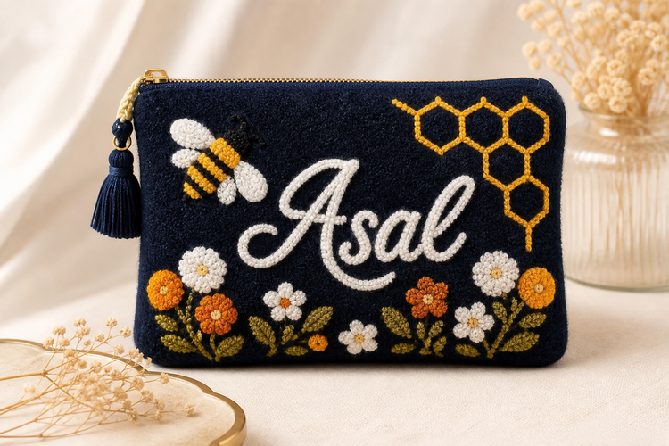 جامدادی و آرایشی پانچ دوزی