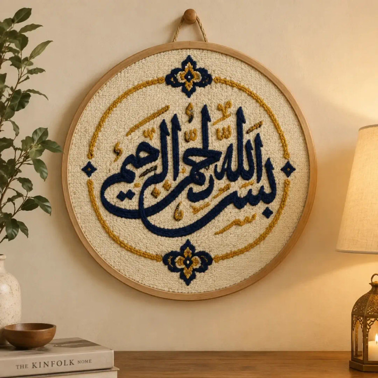 آینه پانچدوزی دکوراتیو