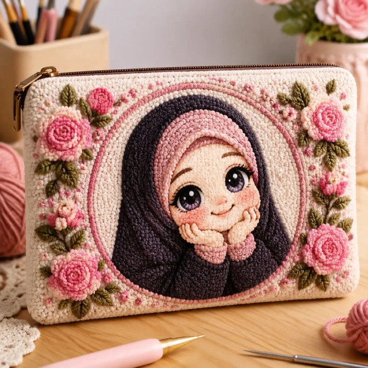 جامدادی پانچ دوزی